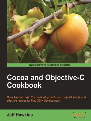 cover image of Cocoa and Objective-C Cookbook